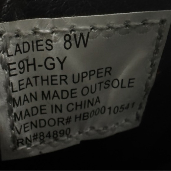 Women’s Dr. Max Woven Slip Back Slip-On Leather Sandals: 8 Wide - Picture 7 of 7